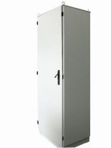 storage cabinet / free-standing / hinged door / metal