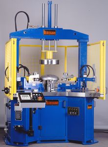 automatic edge-trimming machine / for sheet metal