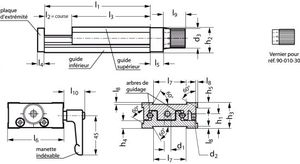 ball screw linear unit / heavy-duty