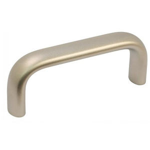pull handle / stainless steel / U-shaped / fixed