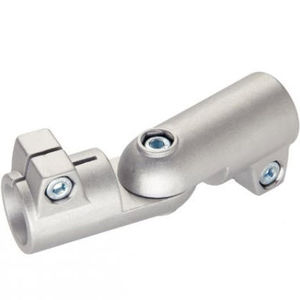 round tube connector / aluminum / articulated