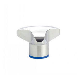 three-lobe knob / threaded / stainless steel / hygienic