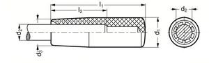 revolving handle / technopolymer / fixed
