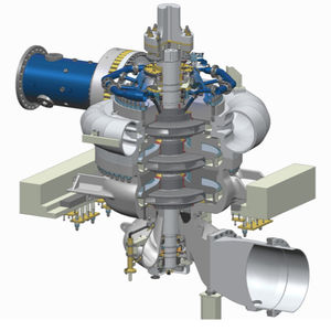 turbine pump / variable-speed / large / combined