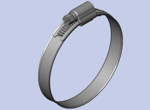 stainless steel hose clamp / worm