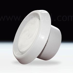 circular air diffuser / wall-mount / plastic
