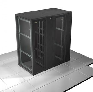 network cabinet / free-standing / hinged door / data center