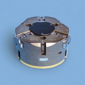 pneumatic gripper / concentric / 3-jaw / for handling systems