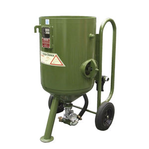 manual shot blasting machine / for metal / mobile / 2-wheel