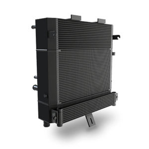 plate-fin heat exchanger / air/water / air/oil / aluminum
