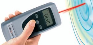 photoelectric tachometer / hand / digital / 5-digit