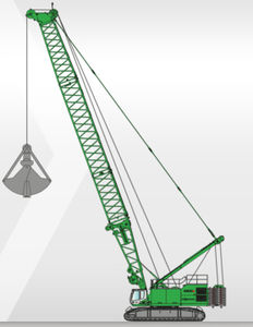 crawler crane / boom / lattice / for construction
