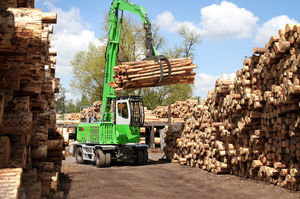 swing-arm log loader / mobile