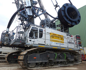crawler crane / boom / for construction / hydraulic