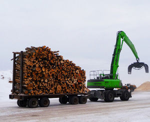trailerable log loader / mobile
