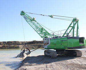 crawler crane / lattice / for construction / hydraulic