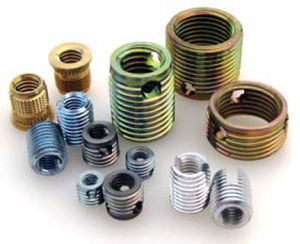 threaded insert / metal / flat