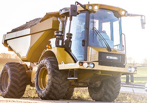 articulated dump truck / diesel / mining