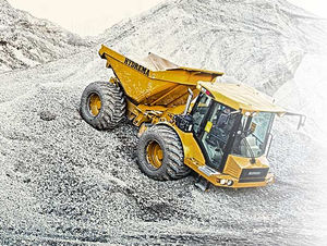 articulated dump truck / diesel / mining and quarrying