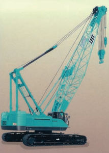 crawler crane / luffing jib / lattice / for construction