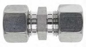 cutting ring fitting / straight / stainless steel / not specified