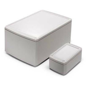 wall-mount enclosure / rectangular / ABS / for electronics