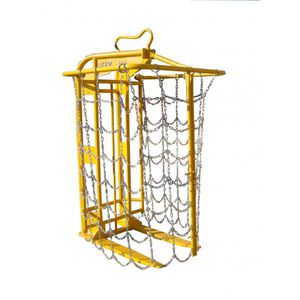 leveling fork / for cranes / with net protection