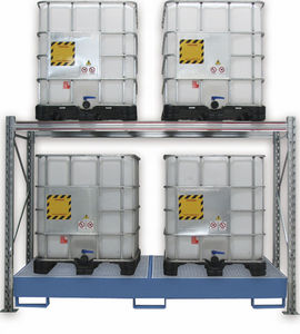 storage warehouse shelving / cubitainer / with shelves