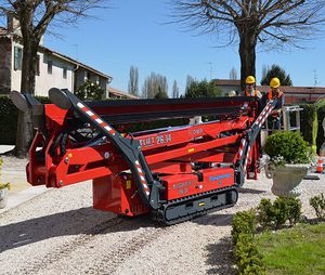 crawler spider lift / indoor/outdoor / compact / electric