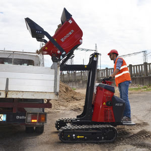 tracked mini dumper / diesel / gasoline / front-loading