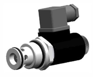 direct-operated solenoid valve / 2-way / NC / hydraulic