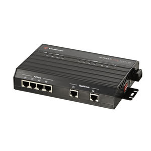 unmanaged network switch / 4 ports / gigabit Ethernet / DIN rail mounted