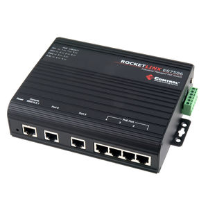 managed network switch / 4 ports / PoE
