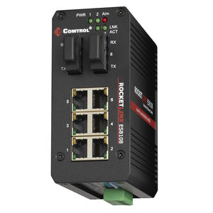 unmanaged network switch / 8 ports / gigabit Ethernet / fiber optic