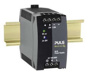 AC/DC power supply / adjustable / DIN rail / compact