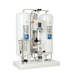 pure oxygen gas generator / process / laboratory / compact