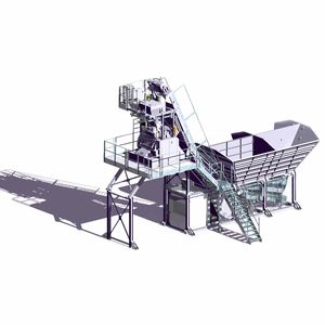 compact concrete mixing plant