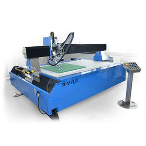 rubber cutting machine / foam / for leather / waterjet