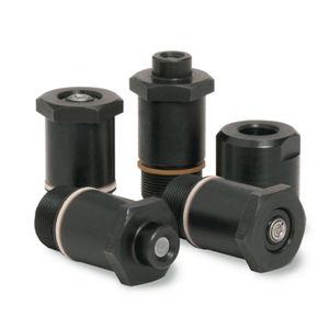 screw-in fitting / straight / hydraulic / steel
