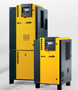 air compressor / stationary / electrically-powered / screw