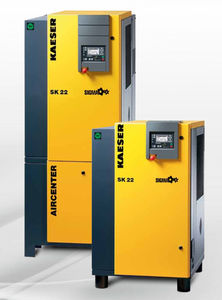 air compressor / stationary / electrically-powered / screw