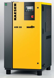 air compressor / stationary / electrically-powered / screw