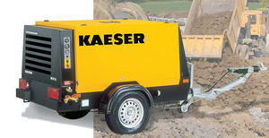 air compressor / mobile / diesel-powered / screw