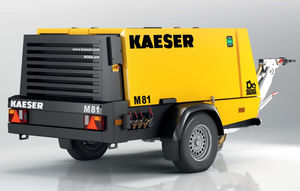 air compressor / mobile / diesel-powered / screw