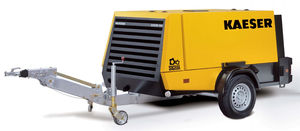 air compressor / mobile / diesel-powered / screw