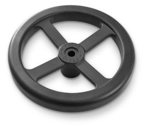 operating handwheel / spoked / technopolymer