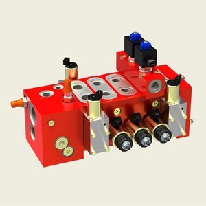 spool hydraulic directional control valve / modular / compact / sectional