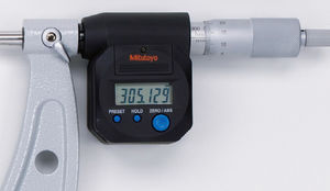 outside micrometer / digital / ratchet / large-diameter