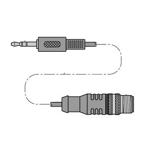 data connector / jack / male / M12