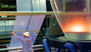 blown film extrusion line / for LDPE / for EVA / 7-layer